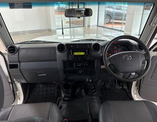 2015 Toyota Landcruiser VDJ76R Workmate White 5 Speed Manual Wagon