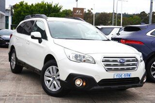 2017 Subaru Outback B6A MY17 2.0D CVT AWD White 7 Speed Constant Variable Wagon.