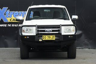 2008 Ford Ranger PJ XLT Crew Cab White 5 Speed Manual Utility.