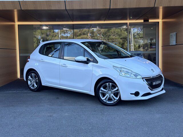 Used Peugeot 208 A9 MY14 Active Sutherland, 2014 Peugeot 208 A9 MY14 Active White 4 Speed Automatic Hatchback