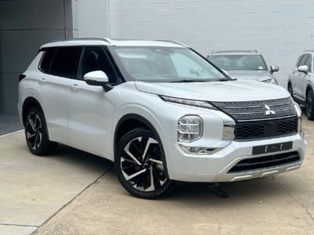 New Mitsubishi Outlander ZM MY23 Exceed AWD Beaudesert, 2023 Mitsubishi Outlander ZM MY23 Exceed AWD White Diamond 8 Speed Constant Variable Wagon
