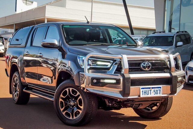 Pre-Owned Toyota Hilux GUN126R SR5 Double Cab Wangara, 2020 Toyota Hilux GUN126R SR5 Double Cab Graphite 6 Speed Sports Automatic Utility