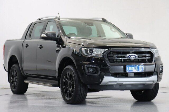 Used Ford Ranger PX MkIII 2020.75MY Wildtrak Victoria Park, 2020 Ford Ranger PX MkIII 2020.75MY Wildtrak Black 10 Speed Sports Automatic Double Cab Pick Up