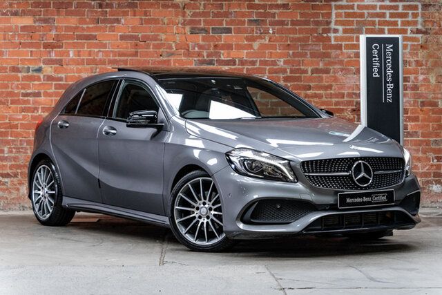 Certified Pre-Owned Mercedes-Benz A-Class W176 807MY A200 DCT Mulgrave, 2017 Mercedes-Benz A-Class W176 807MY A200 DCT Mountain Grey 7 Speed Sports Automatic Dual Clutch