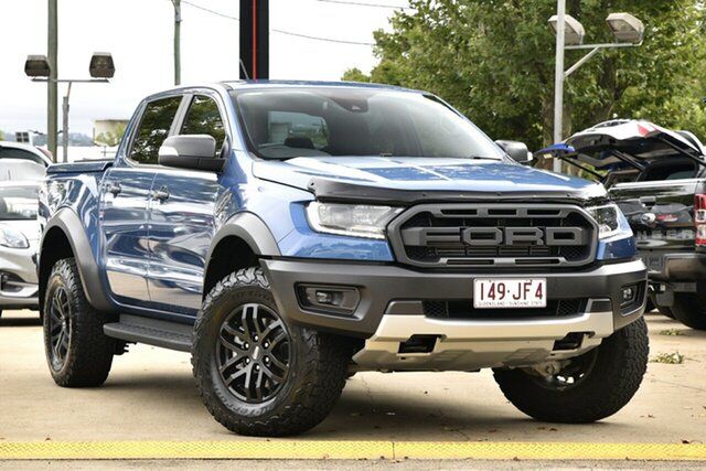 Used Ford Ranger PX MkIII 2020.25MY Raptor Toowoomba, 2020 Ford Ranger PX MkIII 2020.25MY Raptor Blue 10 Speed Sports Automatic Double Cab Pick Up