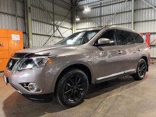 2013 Nissan Pathfinder R52 MY14 ST-L X-tronic 2WD Gold 1 Speed Constant Variable Wagon