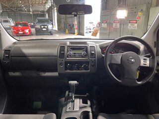 2013 Nissan Navara D40 S7 MY12 RX White 5 Speed Automatic Utility