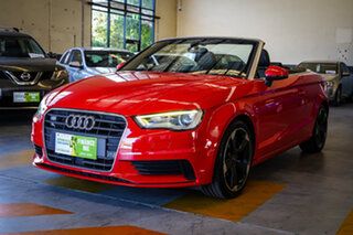 2014 Audi A3 8V MY15 Ambition S Tronic Red 7 Speed Sports Automatic Dual Clutch Cabriolet