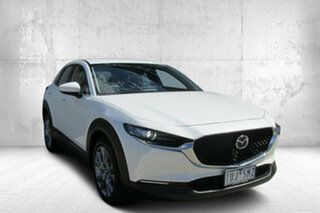 2021 Mazda CX-30 DM2W7A G20 SKYACTIV-Drive Evolve White 6 Speed Sports Automatic Wagon.