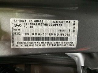 2020 Hyundai i30 PD.V4 MY21 Active Grey 6 Speed Automatic Hatchback