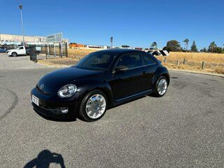 2014 Volkswagen Beetle 1L MY14 Black 7 Speed Auto Direct Shift Hatchback.