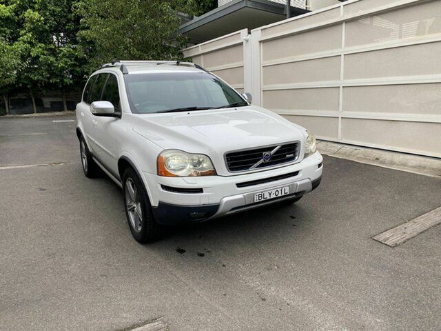 Used Volvo XC90 P28 MY10 D5 Geartronic R-Design Zetland, 2009 Volvo XC90 P28 MY10 D5 Geartronic R-Design White 6 Speed Sports Automatic Wagon