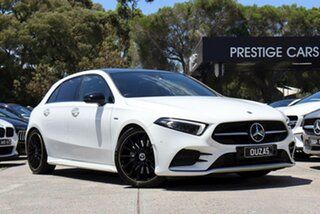 2019 Mercedes-Benz A-Class W177 A250 DCT 4MATIC AMG Line White 7 Speed Sports Automatic Dual Clutch.
