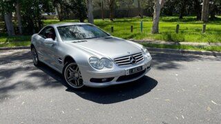 2003 Mercedes-Benz SL55 AMG R230 Silver 5 Speed Automatic Touchshift Convertible.