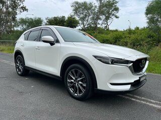 2019 Mazda CX-5 KF4W2A Akera SKYACTIV-Drive i-ACTIV AWD White 6 Speed Sports Automatic Wagon.
