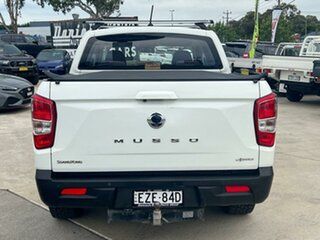 2019 Ssangyong Musso ELX White Sports Automatic Dual Cab Utility