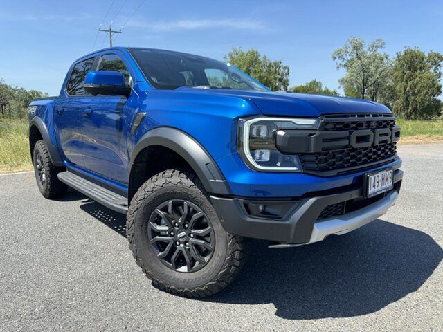 Used Ford Ranger PY 2023.50MY Raptor Emerald, 2023 Ford Ranger PY 2023.50MY Raptor Blue Lightning 10 Speed Sports Automatic Double Cab Pick Up