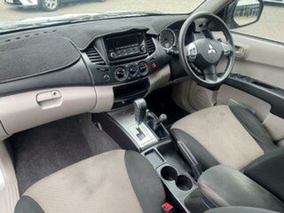 2015 Mitsubishi Triton MN MY15 GLX Double Cab Silver, Chrome 4 Speed Sports Automatic Utility