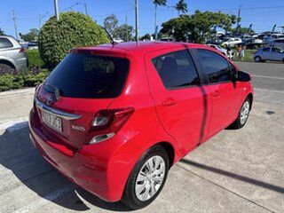 2015 Toyota Yaris NCP130R Ascent Red 4 Speed Automatic Hatchback