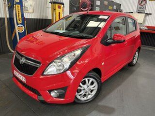 2013 Holden Barina Spark MJ MY13 CD Red 4 Speed Automatic Hatchback