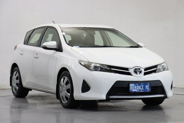Used Toyota Corolla ZRE182R Ascent S-CVT Victoria Park, 2014 Toyota Corolla ZRE182R Ascent S-CVT White 7 Speed Constant Variable Hatchback