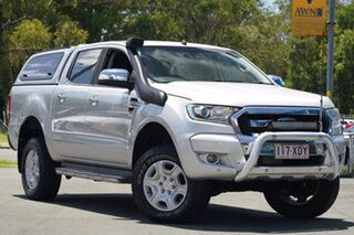 2017 Ford Ranger PX MkII 2018.00MY XLT Double Cab Silver 6 Speed Sports Automatic Utility