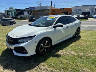 2017 Honda Civic 10th Gen MY17 RS White 1 Speed Constant Variable Hatchback.
