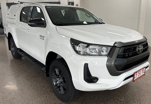 Used Toyota Hilux GUN126R SR Double Cab Winnellie, 2023 Toyota Hilux GUN126R SR Double Cab White 6 Speed Sports Automatic Utility