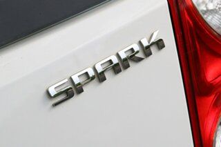2015 Holden Barina Spark MJ MY15 CD White 4 Speed Automatic Hatchback