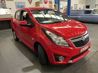 2013 Holden Barina Spark MJ MY13 CD Red 4 Speed Automatic Hatchback