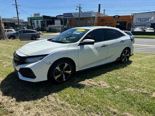 2017 Honda Civic 10th Gen MY17 RS White 1 Speed Constant Variable Hatchback