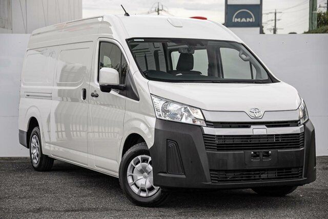 Pre-Owned Toyota HiAce GDH320R High Roof Super LWB Keysborough, 2023 Toyota HiAce GDH320R High Roof Super LWB White 6 Speed Sports Automatic Van
