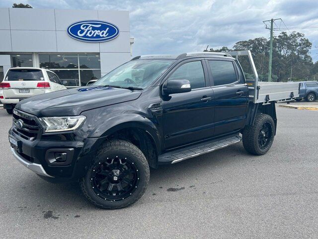Used Ford Ranger Wildtrak Goulburn, 2019 Ford Ranger Wildtrak Shadow Black Sports Automatic Double Cab Pick Up