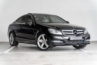 2012 Mercedes-Benz C-Class C204 C250 BlueEFFICIENCY 7G-Tronic + Obsidian Black Metallic 7 Speed.