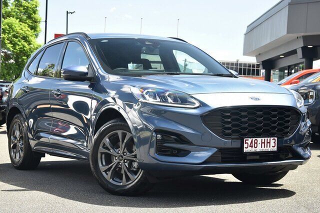 Used Ford Escape ZH 2023.25MY ST-Line Newstead, 2022 Ford Escape ZH 2023.25MY ST-Line Blue 8 Speed Sports Automatic SUV