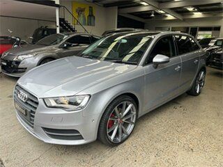 2015 Audi A3 8V Attraction Silver, Chrome Sports Automatic Dual Clutch Hatchback.