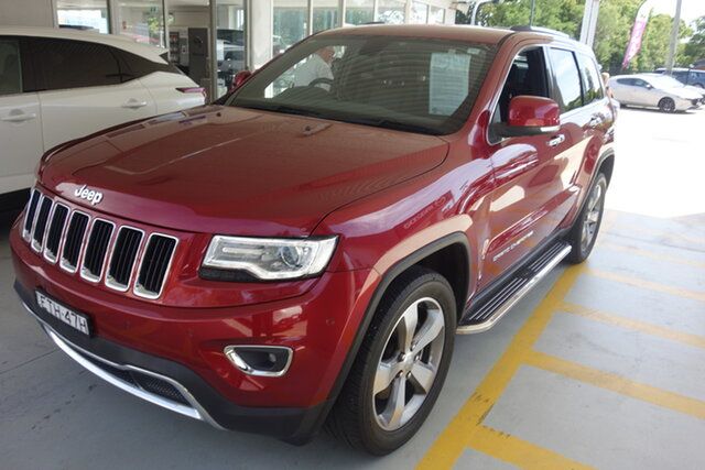 Used Jeep Grand Cherokee WK MY15 Limited East Maitland, 2015 Jeep Grand Cherokee WK MY15 Limited Burgundy 8 Speed Sports Automatic Wagon