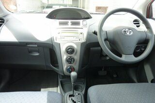 2011 Toyota Yaris NCP90R MY11 YR Red 4 Speed Automatic Hatchback