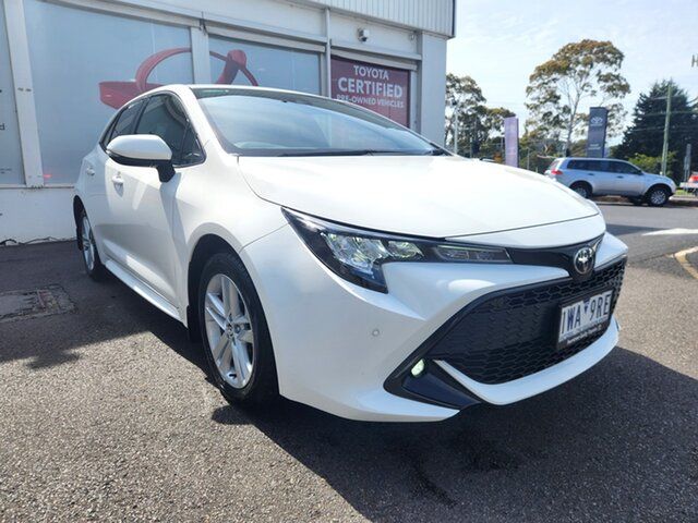 Pre-Owned Toyota Corolla Mzea12R SX Ferntree Gully, 2022 Toyota Corolla Mzea12R SX Glacier White 10 Speed Constant Variable Hatchback