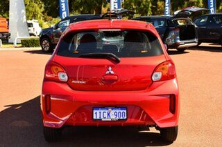 2021 Mitsubishi Mirage LB MY22 ES Red Planet 1 Speed Constant Variable Hatchback
