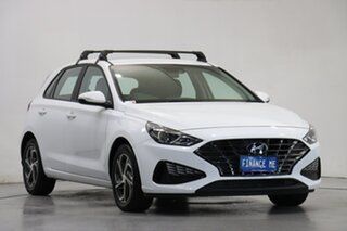 2022 Hyundai i30 PD.V4 MY22 White 6 Speed Manual Hatchback.