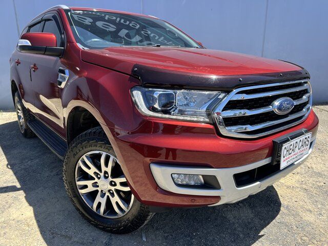 Used Ford Everest UA II MY20.25 Trend (4WD 7 Seat) Hoppers Crossing, 2020 Ford Everest UA II MY20.25 Trend (4WD 7 Seat) Maroon 6 Speed Automatic Wagon