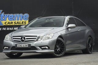 2009 Mercedes-Benz E-Class C207 E500 7G-Tronic Elegance Grey 7 Speed Sports Automatic Coupe.