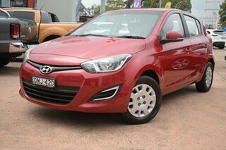 2014 Hyundai i20 PB MY14 Active Red 4 Speed Automatic Hatchback