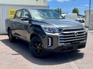 2023 Ssangyong Musso Q261 MY24 Ultimate Luxury Crew Cab XLV Grey 6 Speed Sports Automatic Utility.