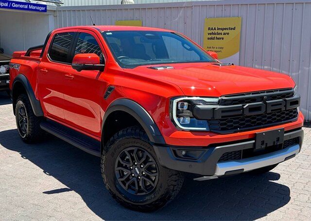 Used Ford Ranger PY 2022MY Raptor Christies Beach, 2022 Ford Ranger PY 2022MY Raptor Orange 10 Speed Sports Automatic Double Cab Pick Up