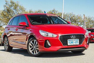 2018 Hyundai i30 PD2 MY18 Active Red 6 Speed Sports Automatic Hatchback