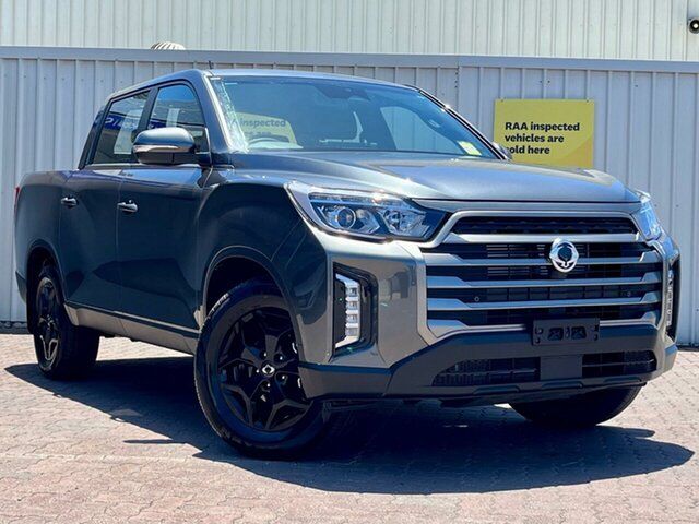 New Ssangyong Musso Q261 MY24 Adventure Crew Cab Christies Beach, 2023 Ssangyong Musso Q261 MY24 Adventure Crew Cab Grey 6 Speed Sports Automatic Utility