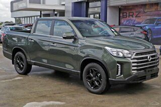 2023 Ssangyong Musso Q261 MY24 Ultimate Luxury Crew Cab XLV Green 6 Speed Sports Automatic Utility.