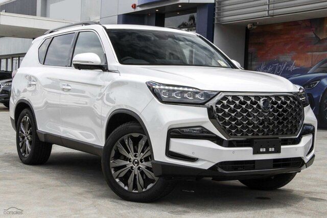 New Ssangyong Rexton Y461 MY24 Ultimate Sport Pack Christies Beach, 2023 Ssangyong Rexton Y461 MY24 Ultimate Sport Pack White 8 Speed Sports Automatic Wagon